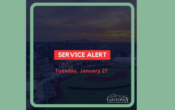 City of Gastonia Operations and Services to Resume Tuesday at 10:00 a.m.